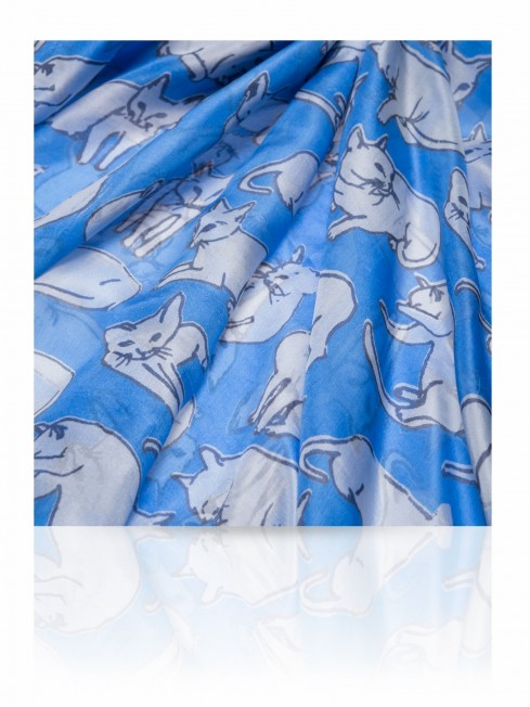 Палантин Женский S-CATS/BLUE